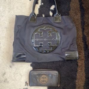 VERY USED TORY BURCH TOTE AND WALLET 👜🪡